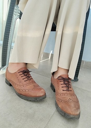 Taba rengi inci marka Kadın Ayakkabı - Görsel 4