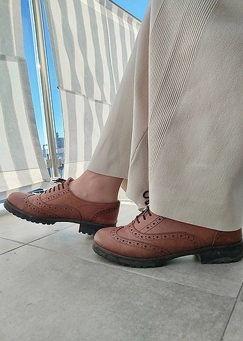 Taba rengi inci marka Kadın Ayakkabı - Görsel 3