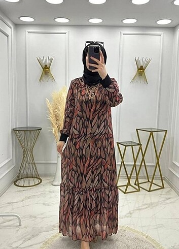 Belinay Şifon elbise 