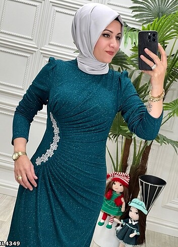 38 Beden çeşitli Renk 4349 elbise