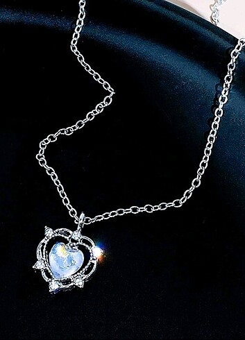  Beden çeşitli Renk heart necklace