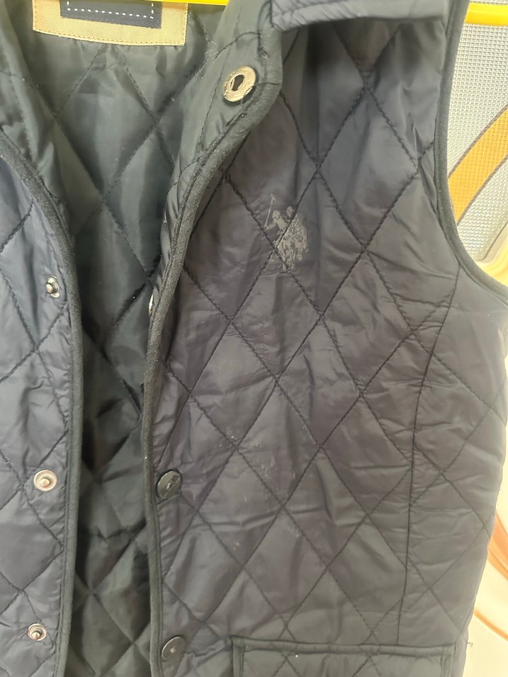 Düğmeli Klasik Gri Uspa çocuk Yelek - Görsel 2