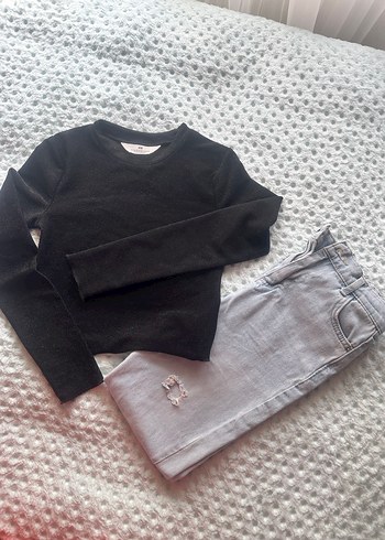 Siyah simli çocuk üst - Görsel 2