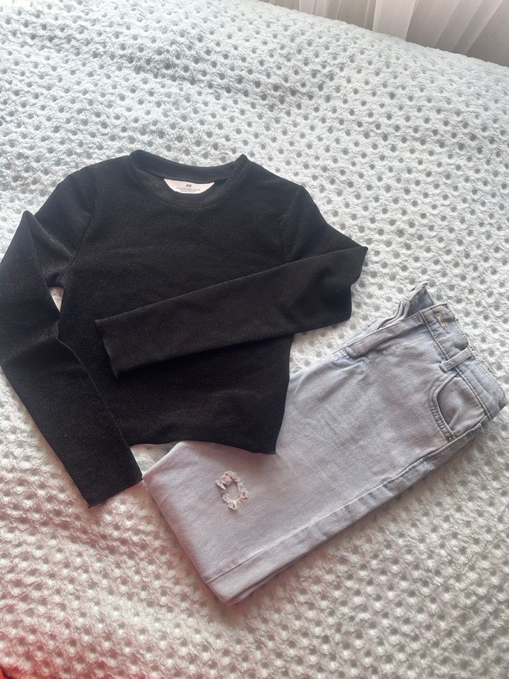 Siyah simli çocuk üst - Görsel 2