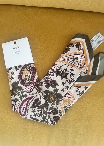 Bohem Renkli Kadın Fular - Görsel 2