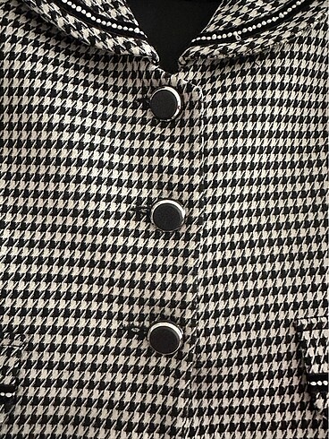 Kazayağı şık ceket - Görsel 5