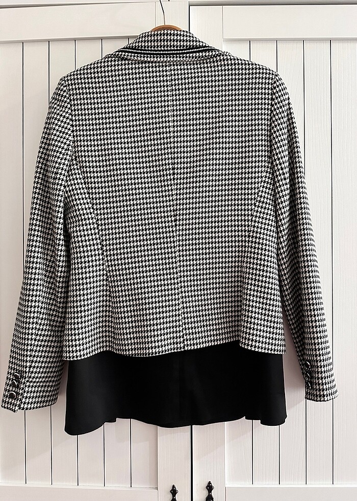 Kazayağı şık ceket - Görsel 2