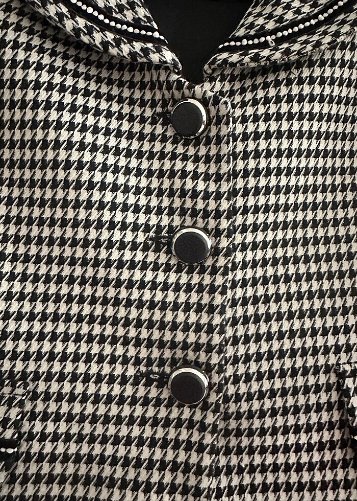 Kazayağı şık ceket - Görsel 5