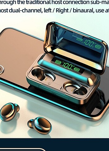 F9 Powerbankli Bluetooth Kulaklık