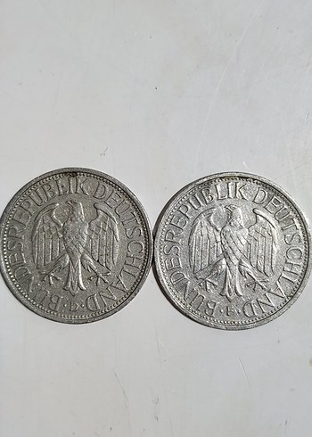 Gri Vintage Deutsche Mark Rozetleri - Görsel 2