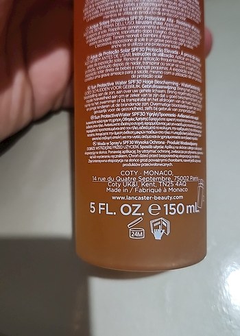  Beden Lancaster Sun Beauty SPF 30 Güneş Koruyucu Sprey