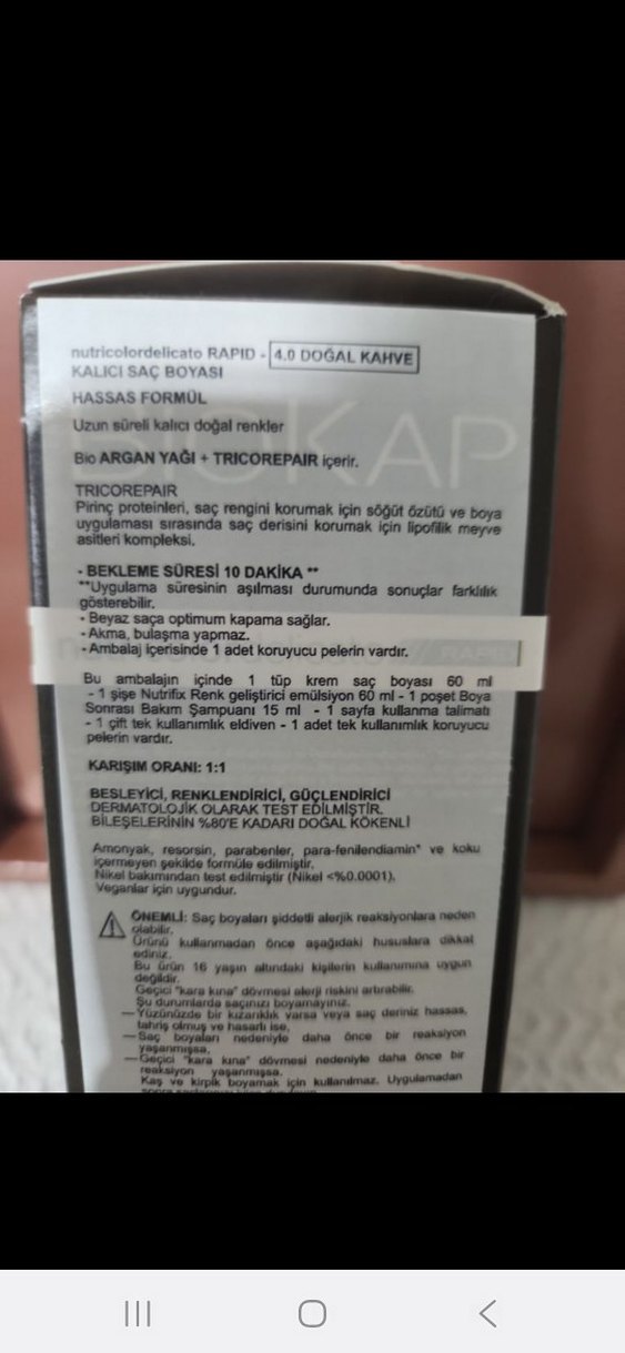 Biokap Saç Boyası Doğal Kahve 4.0 135 ml - Görsel 3