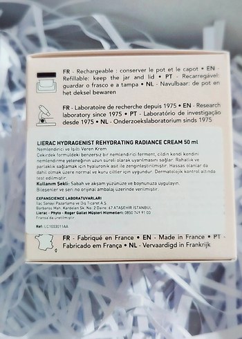 Lierac Hydragenist Canlandırıcı Nemlendirici Krem 50 ml - Görsel 2