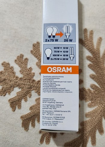 Osram 26W Beyaz Ampul - Görsel 3
