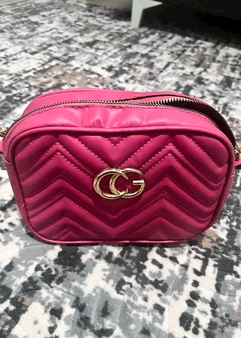 Pembe Fermuarlı Kadın Çanta - Görsel 2