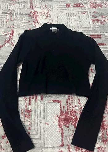 addax Siyah Yüksek Yakalı Kadın Uzun Kollu Kazak - Görsel 2