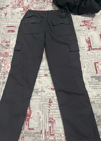 Gri Kemerli Street Wear Erkek Pantolon - Görsel 3