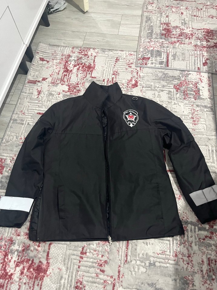 Siyah Fermuarlı Erkek Street Wear Ceket - Görsel 3