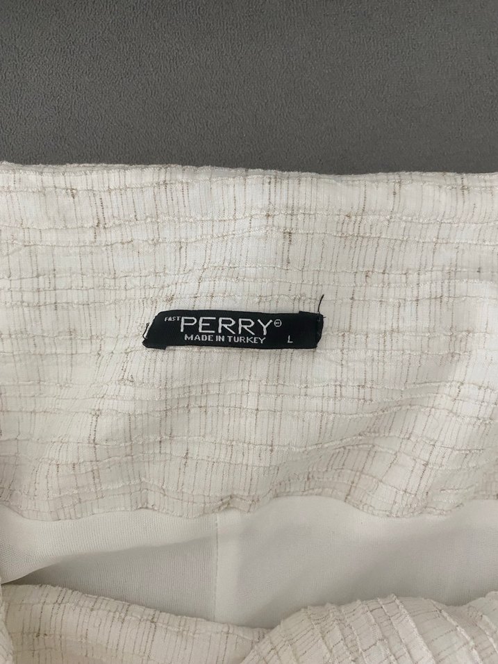 Bohem Tarzı Rahat Beyaz Uzun Keten Etek - Görsel 3