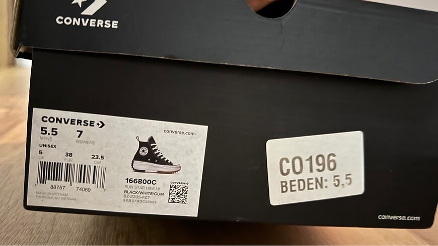 38 Beden Converse Run Star Hike