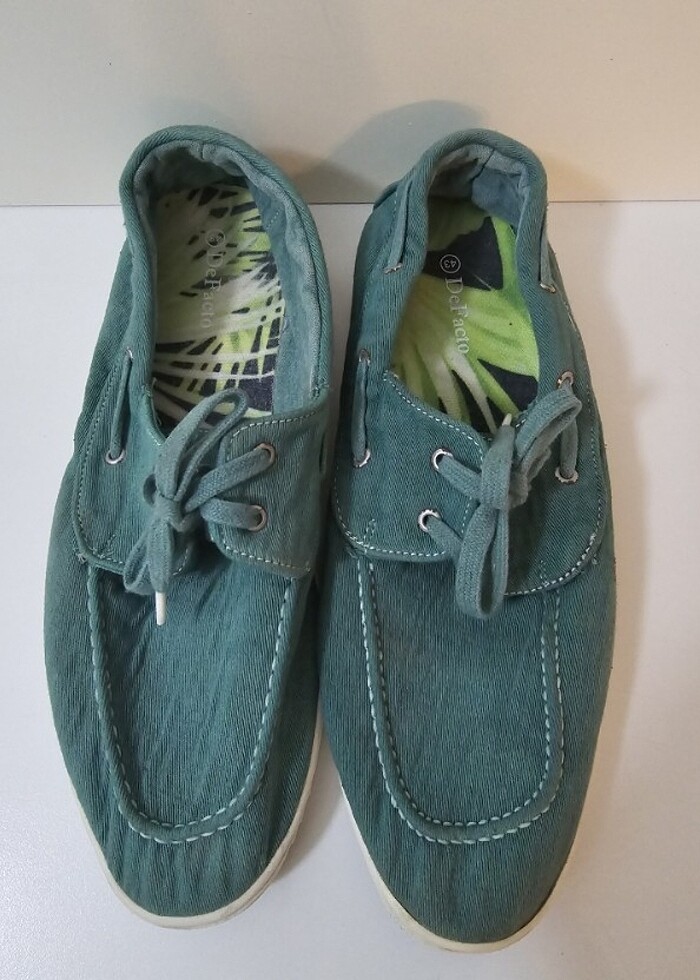 Erkek kumaş ayakkabı 43 numara - Görsel 2