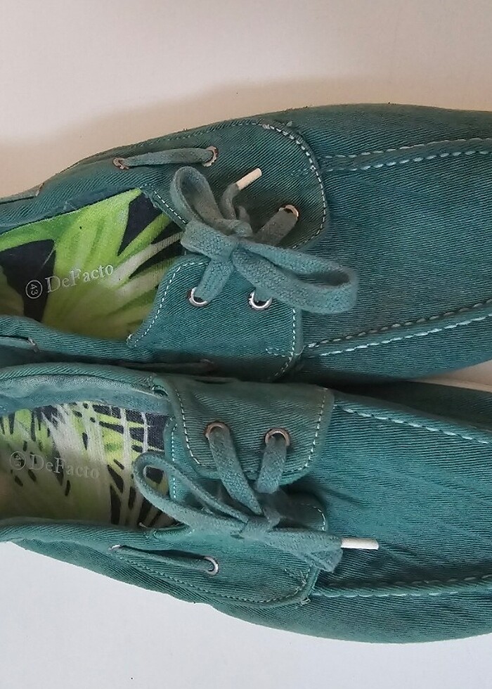 Erkek kumaş ayakkabı 43 numara - Görsel 5