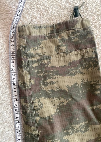 Gri Kamuflaj Desenli Kadın Boyfriend Pantolon - Görsel 8