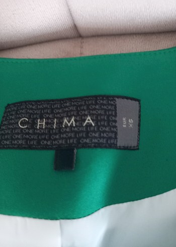 Düğmeli Yeşil Kadın Blazer Ceket - Görsel 2