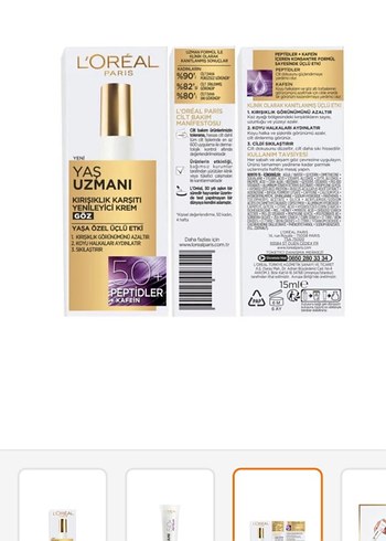 L'Oréal Paris Yaş Uzmanı Göz Kremi - Görsel 6