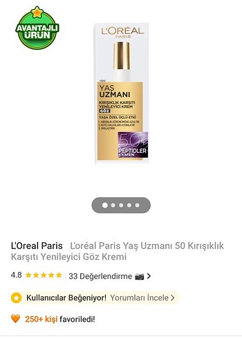 L'Oréal Paris Yaş Uzmanı Göz Kremi - Görsel 7