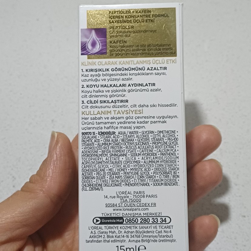 L'Oréal Paris Yaş Uzmanı Göz Kremi - Görsel 3