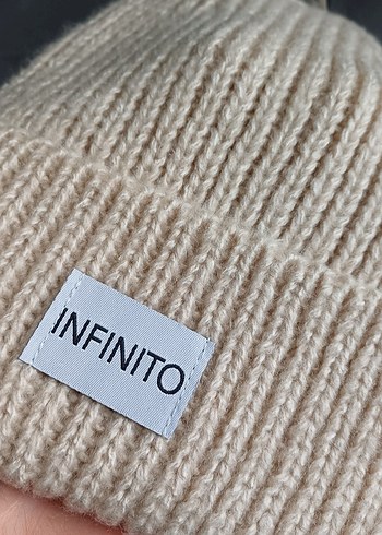Bej Örgü Erkek Bere INFINITO - Görsel 3