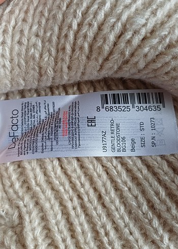 Bej Örgü Erkek Bere INFINITO - Görsel 5