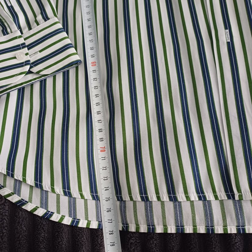 Çizgili Uzun Kollu Erkek Gömlek - Görsel 5