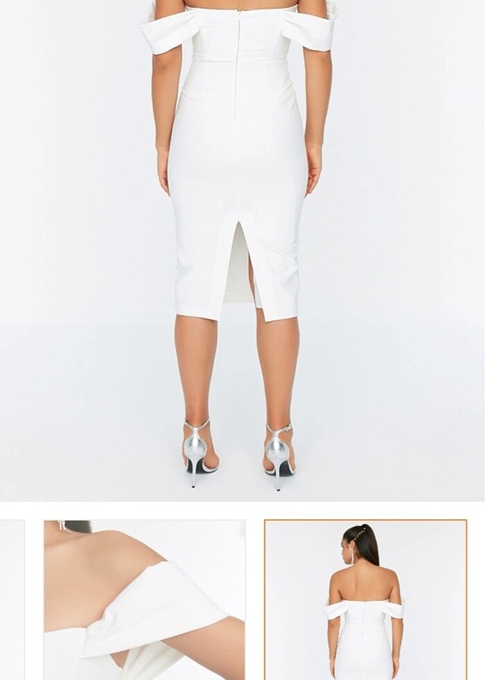 Trendyol Elbise Nikah Elbisesi Bride - Görsel 3