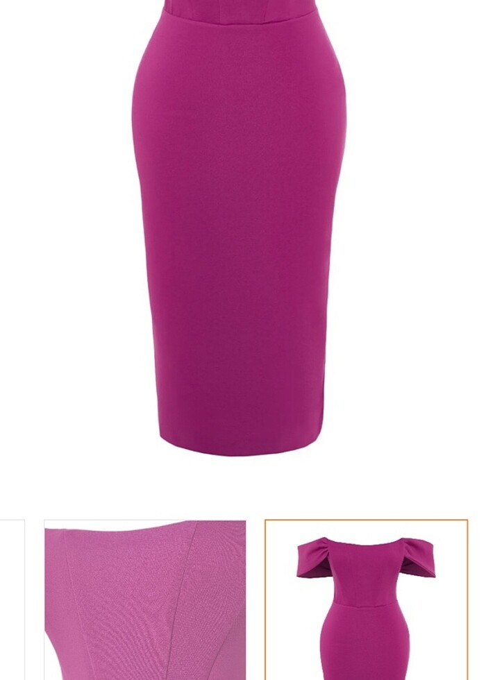 Trendyol Mor Detaylı Abiye Gece Elbisesi - Görsel 5