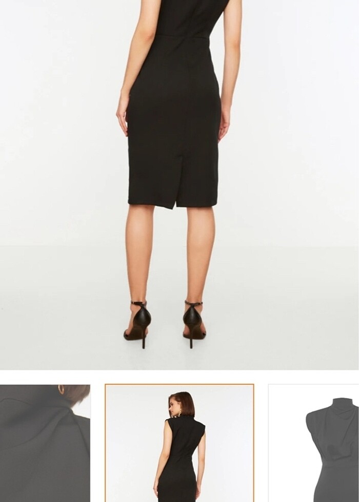 Trendyolmilla Siyah Elbise - Görsel 2