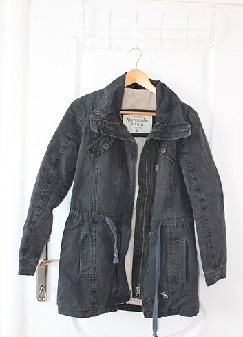 l Beden gri Renk Abercrombie&Fitch parka