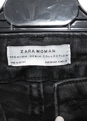38 Beden Zara Siyah Pantolon