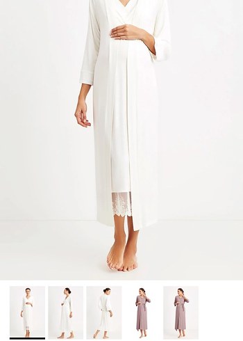 3 parça lohusa pijama ve sabahlık - Görsel 6