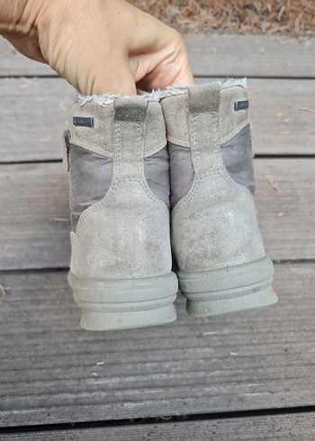 Gri  Çocuk Kürklü Bot - Görsel 5