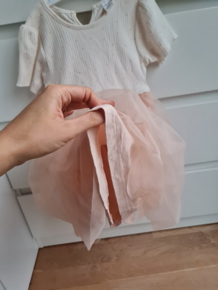 Somon tütülü elbise - Görsel 3