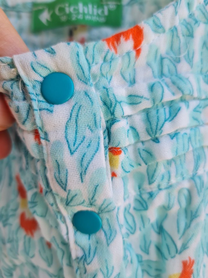 Turkuaz Renkli yazlık Kız Elbisesi - Görsel 4