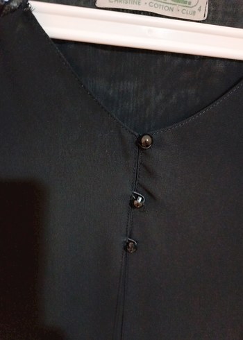 Christin Coton Club şık şifon bluz. - Görsel 6