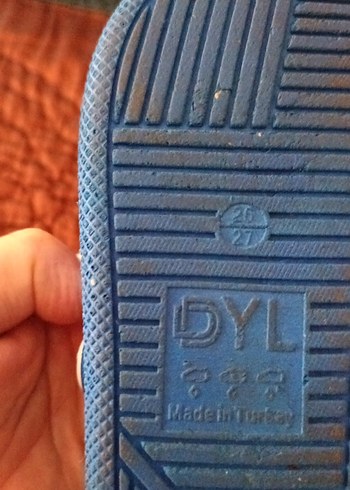 26 Beden mavi Renk Mavi Erkek Çocuk Terligi,kaymaz.