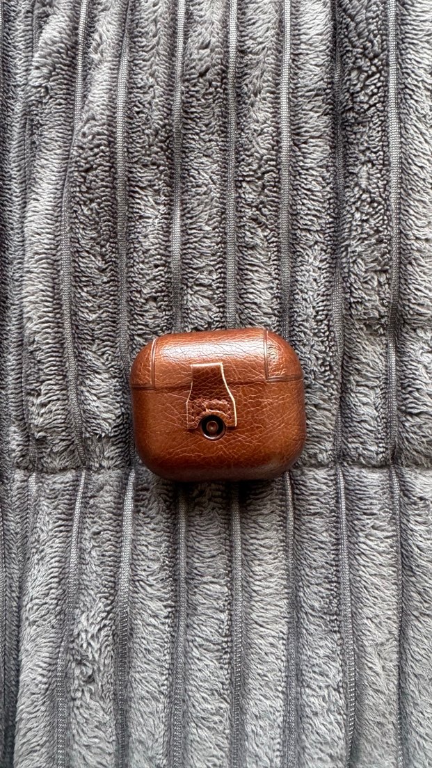 Kahverengi Deri Kulaklık Kutusu - Görsel 2