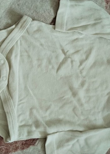 Bebek Erkek Örgü Pamuk Hastane Kıyafeti yeni doğan - Görsel 5