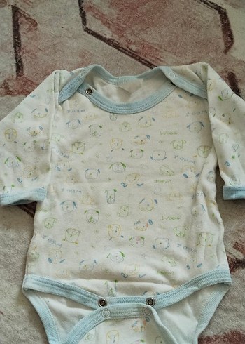 Bebek Erkek Örgü Pamuk Hastane Kıyafeti yeni doğan - Görsel 4