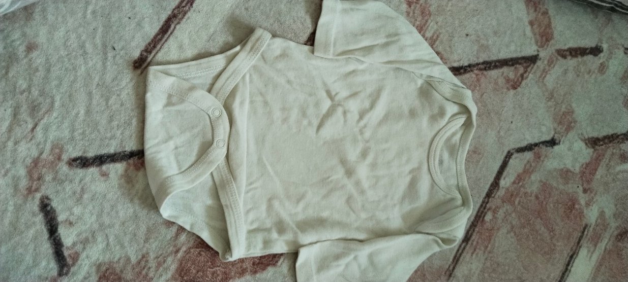 Bebek Erkek Örgü Pamuk Hastane Kıyafeti yeni doğan - Görsel 5