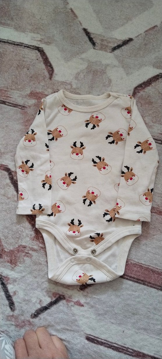 Düğmeli Beyaz Erkek Bebek Atlet - Görsel 5